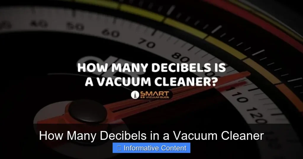 How Many Decibels in a Vacuum Cleaner