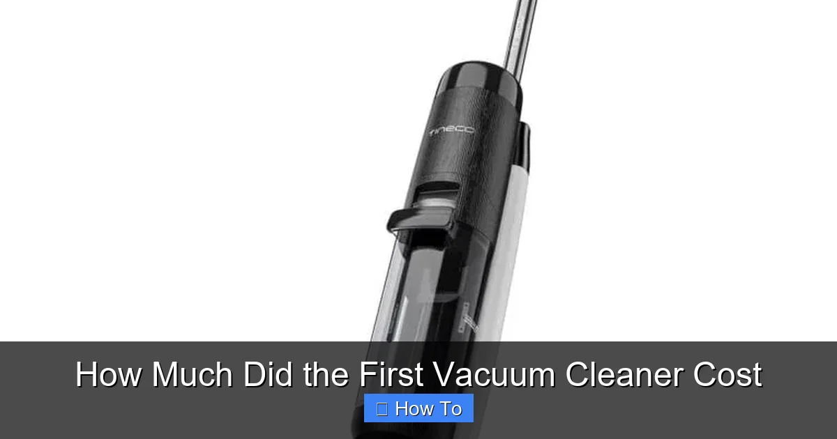 How Much Did the First Vacuum Cleaner Cost