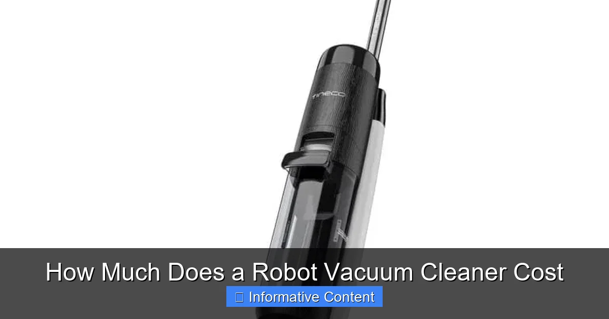 How Much Does a Robot Vacuum Cleaner Cost