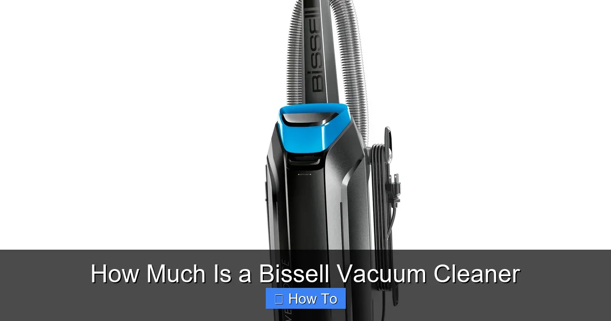 How Much Is a Bissell Vacuum Cleaner