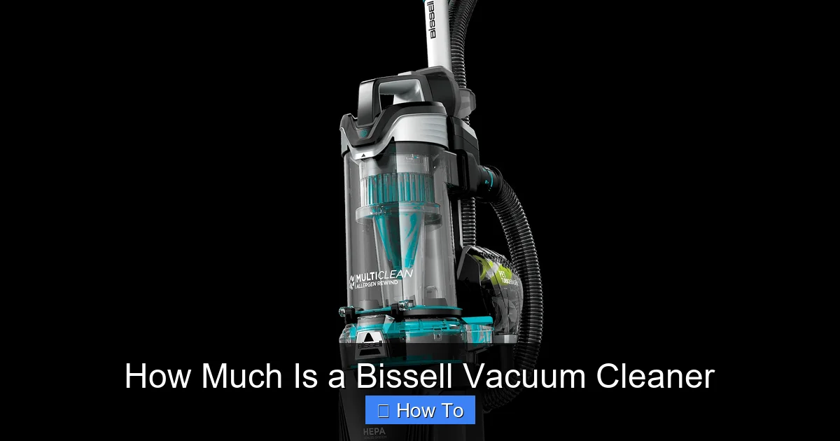 How Much Is a Bissell Vacuum Cleaner