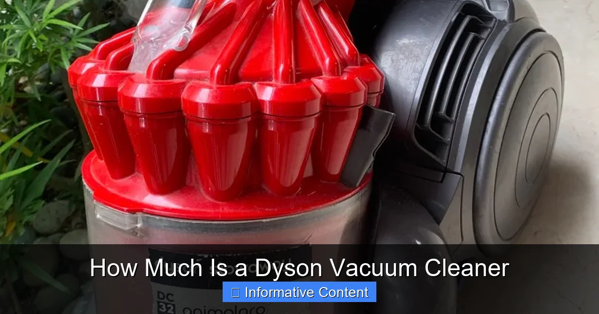 How Much Is a Dyson Vacuum Cleaner