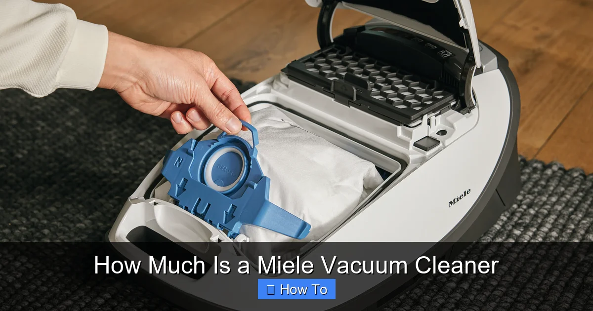 How Much Is a Miele Vacuum Cleaner