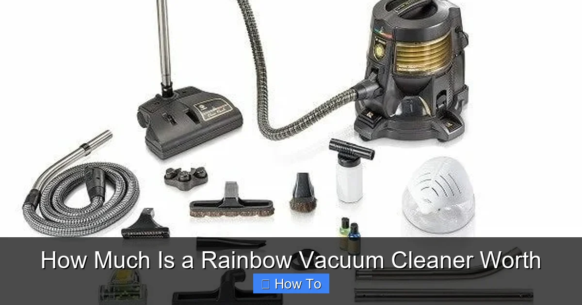 How Much Is a Rainbow Vacuum Cleaner Worth