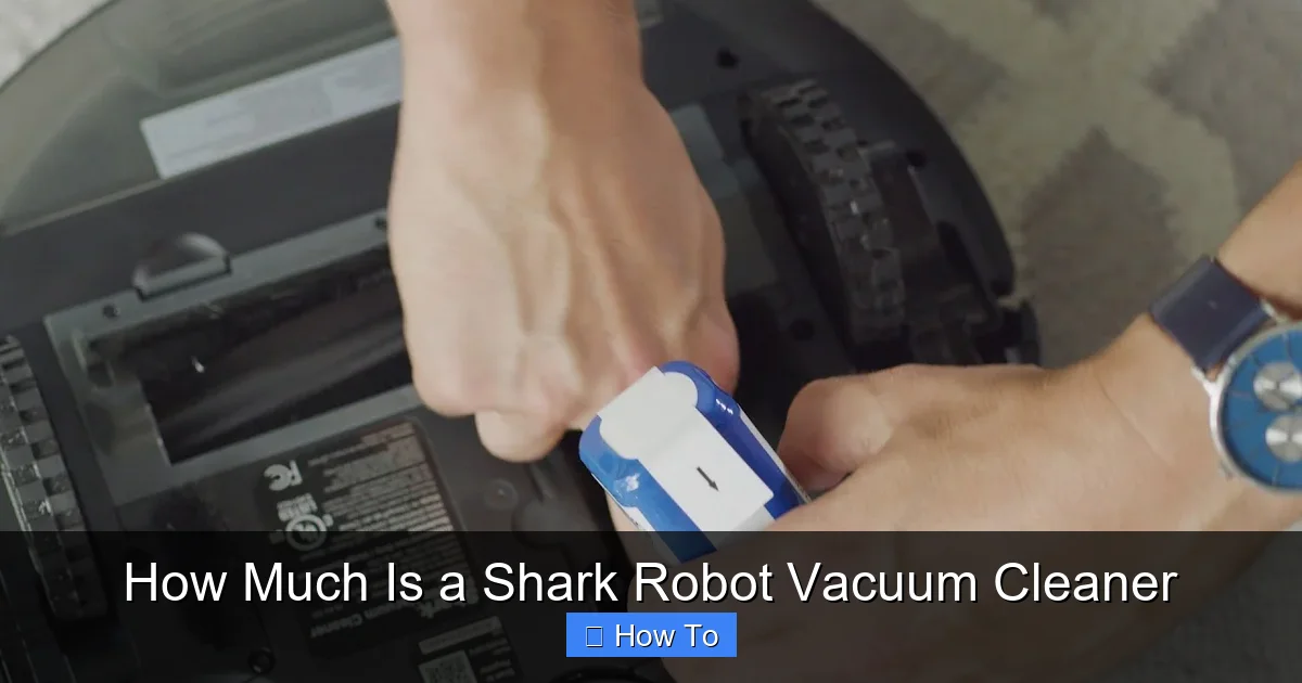 How Much Is a Shark Robot Vacuum Cleaner