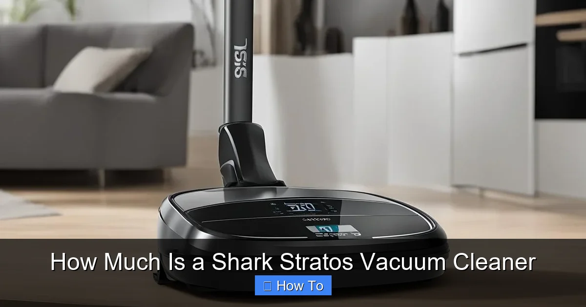 How Much Is a Shark Stratos Vacuum Cleaner