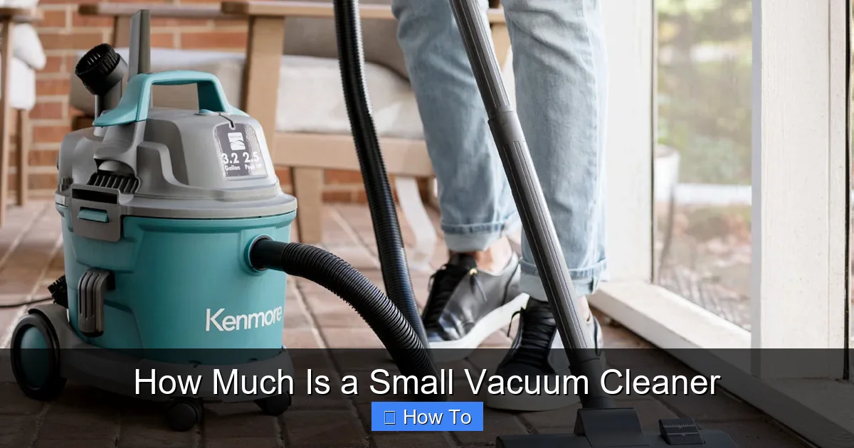 How Much Is a Small Vacuum Cleaner