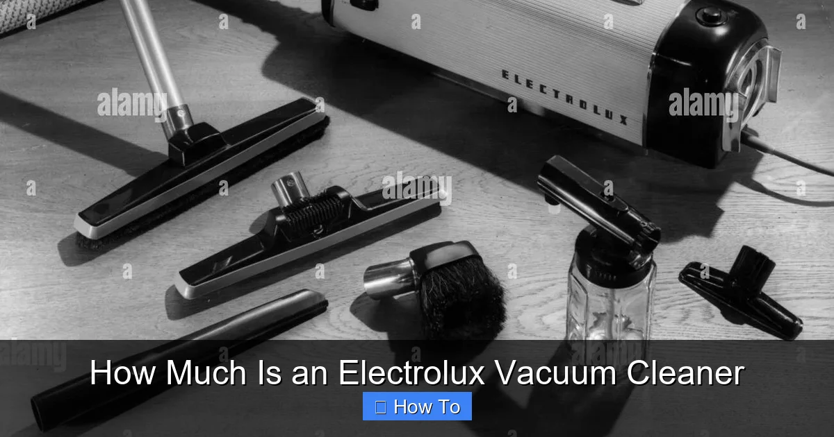 How Much Is an Electrolux Vacuum Cleaner