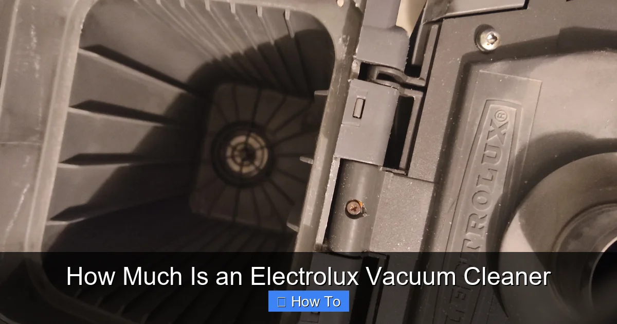 How Much Is an Electrolux Vacuum Cleaner