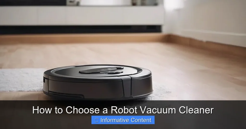 How to Choose a Robot Vacuum Cleaner
