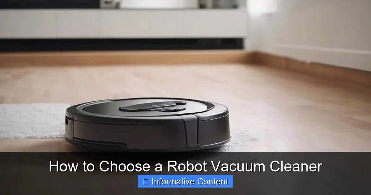 How to Choose a Robot Vacuum Cleaner