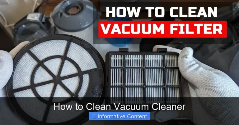 How to Clean Vacuum Cleaner