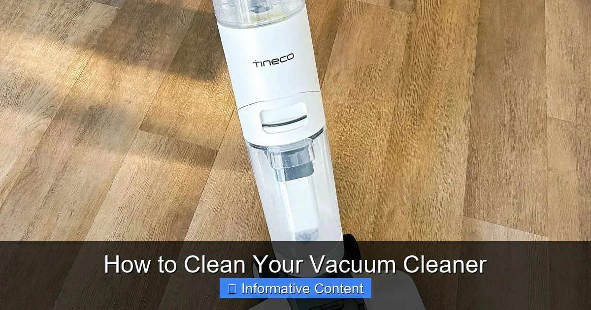 How to Clean Your Vacuum Cleaner