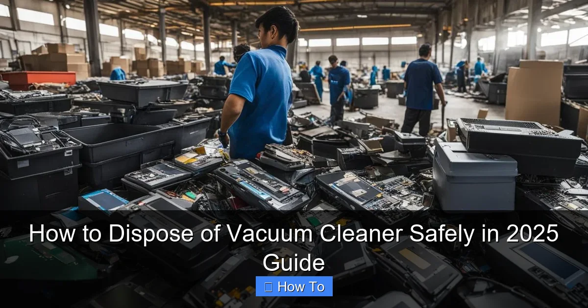 How to Dispose of Vacuum Cleaner Safely in 2025 Guide