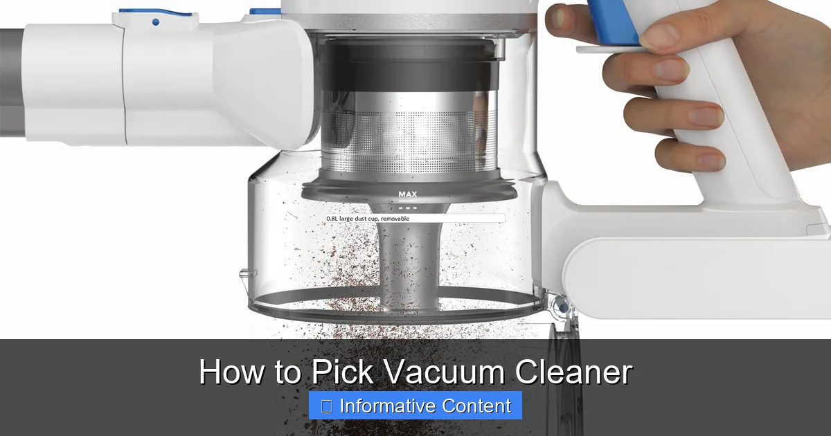 How to Pick Vacuum Cleaner