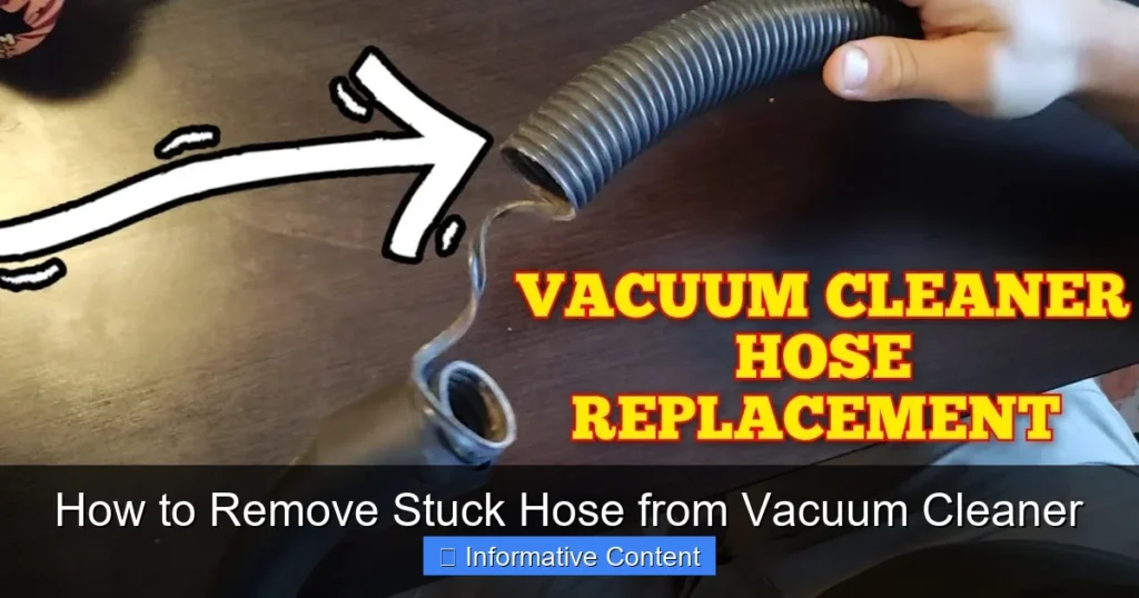 How to Remove Stuck Hose from Vacuum Cleaner