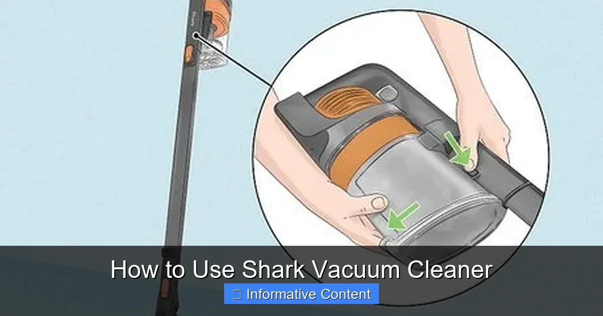 How to Use Shark Vacuum Cleaner