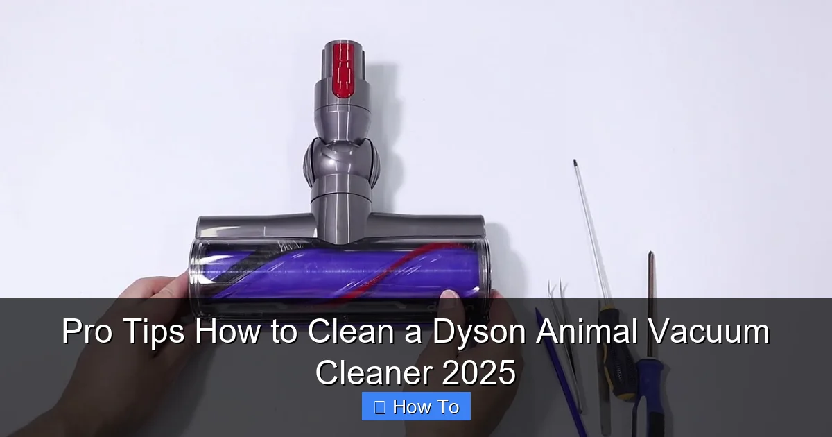 Pro Tips How to Clean a Dyson Animal Vacuum Cleaner 2025