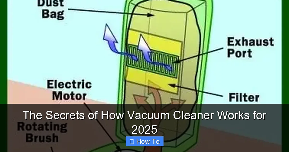 The Secrets of How Vacuum Cleaner Works for 2025