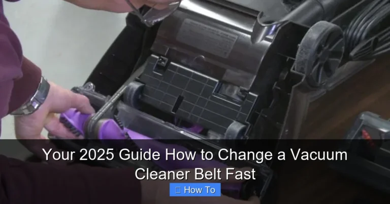 Your 2025 Guide How to Change a Vacuum Cleaner Belt Fast