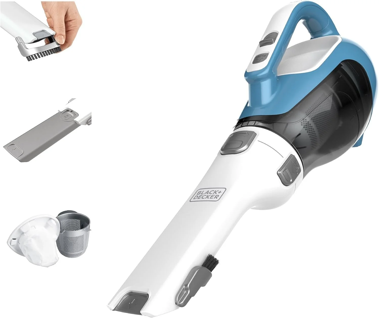 BLACK+DECKER dustbuster CHV1410L Cordless Handheld Vacuum with Crevice