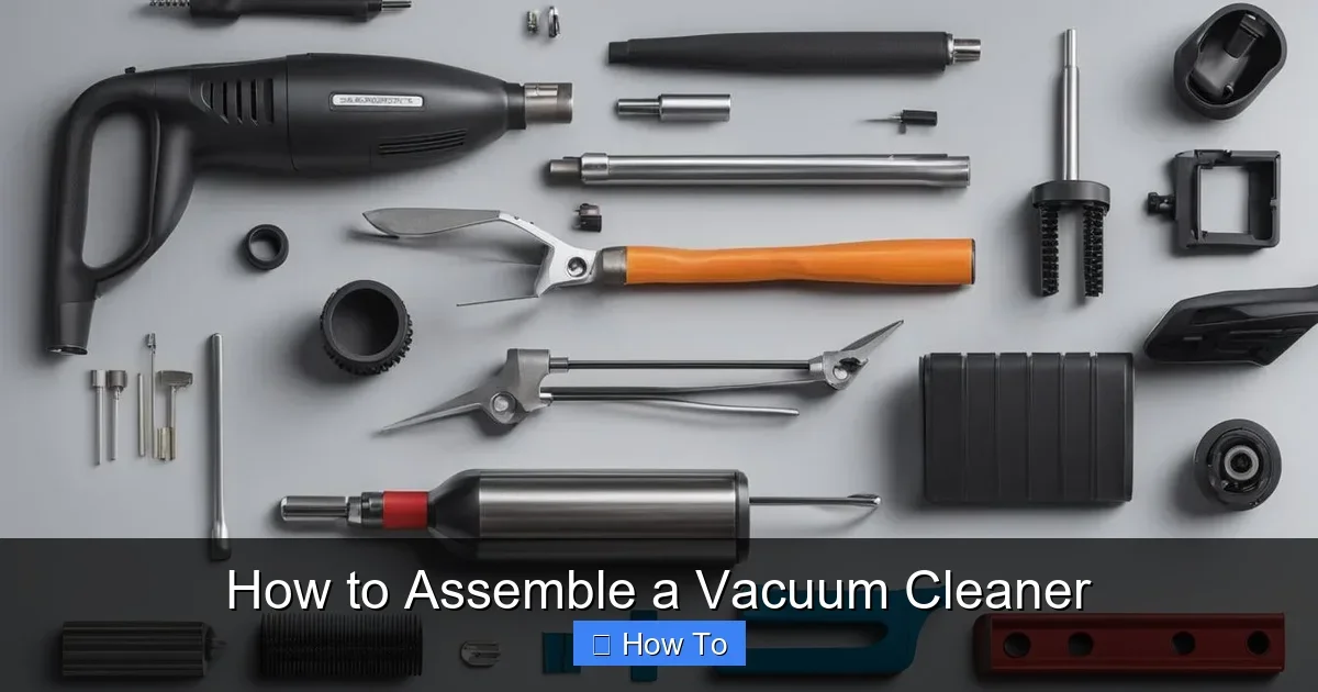 How to Assemble a Vacuum Cleaner