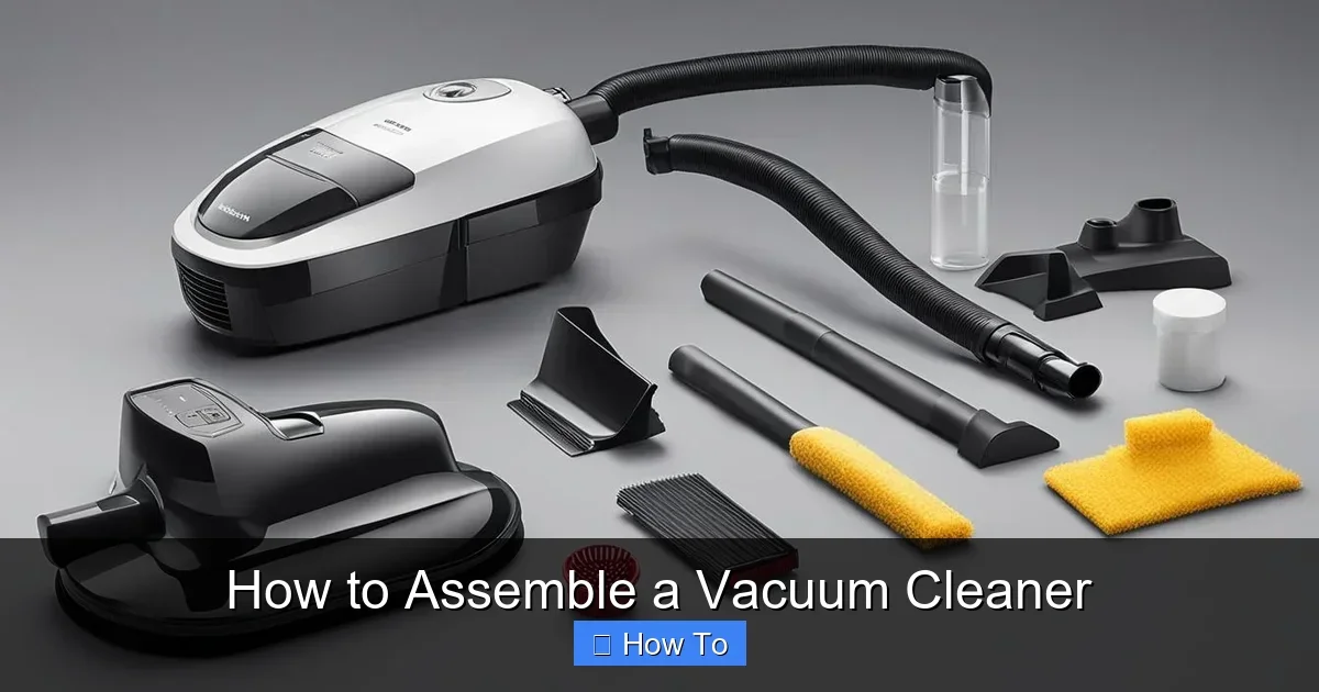 How to Assemble a Vacuum Cleaner