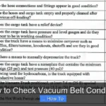 How to Check Vacuum Belt Condition