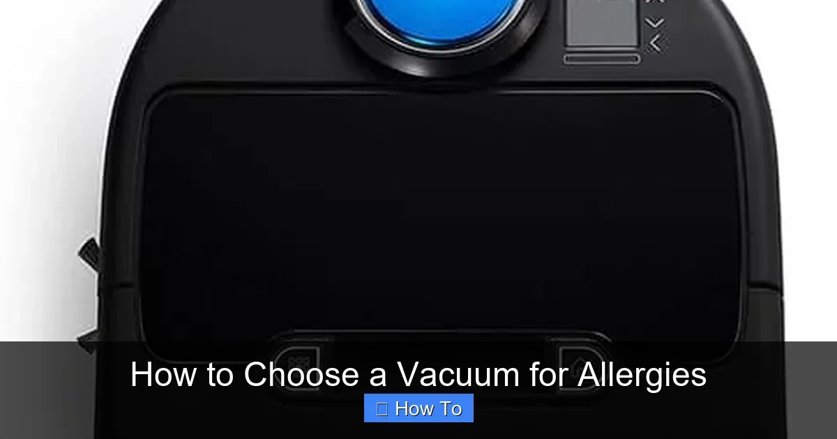 How to Choose a Vacuum for Allergies