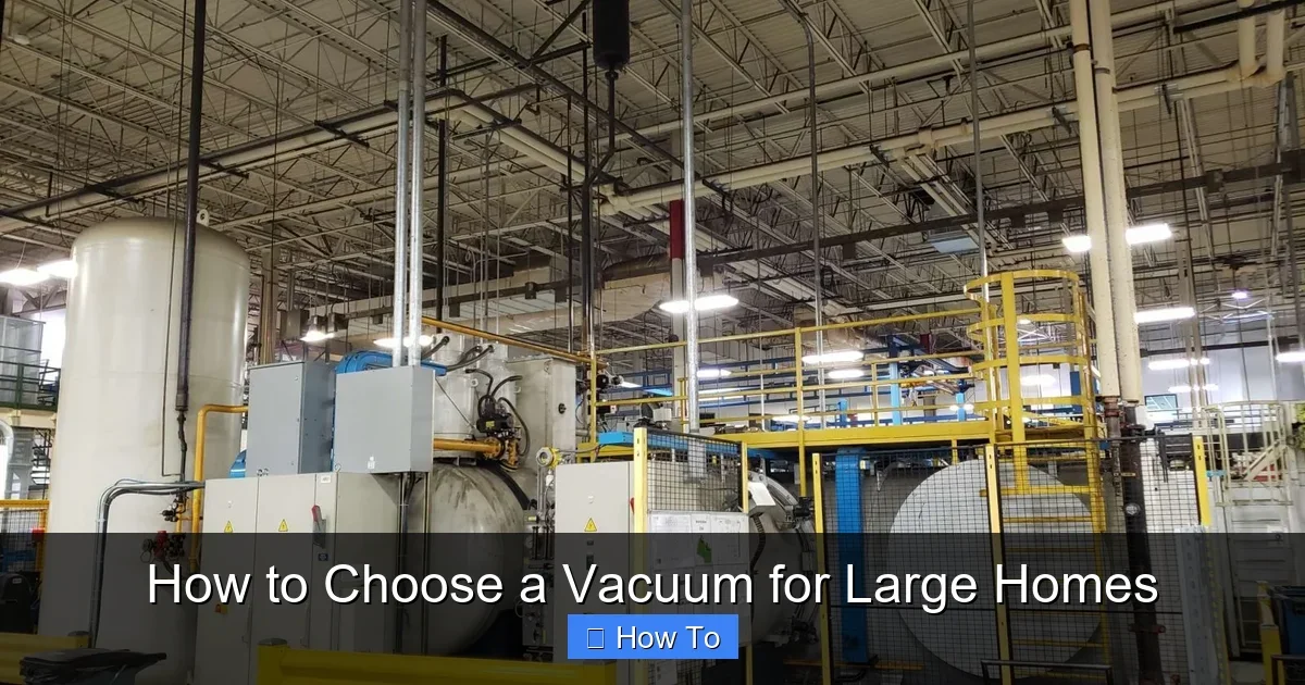 How to Choose a Vacuum for Large Homes