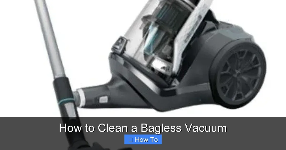 How to Clean a Bagless Vacuum