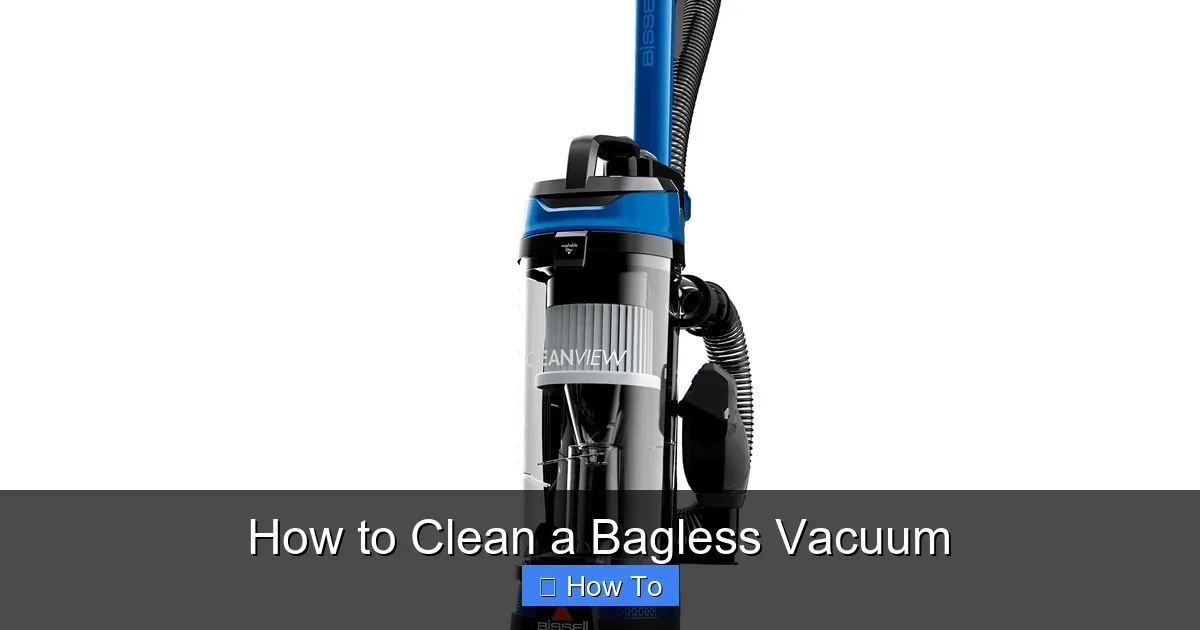 How to Clean a Bagless Vacuum
