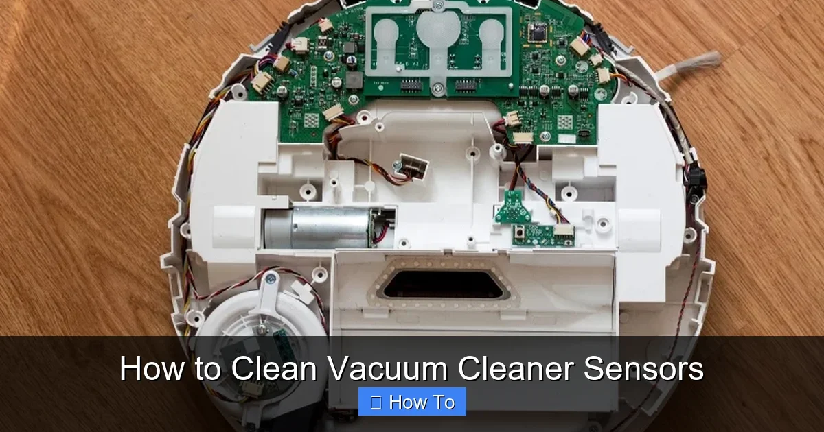 How to Clean Vacuum Cleaner Sensors