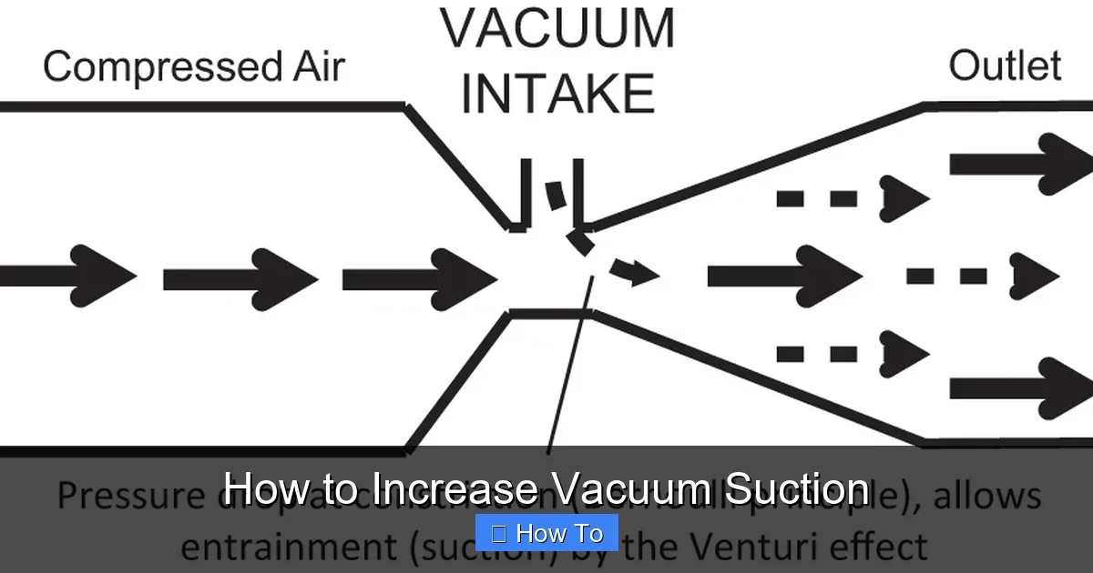 How to Increase Vacuum Suction