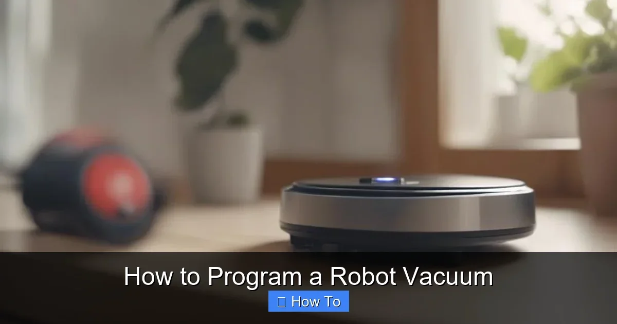 How to Program a Robot Vacuum