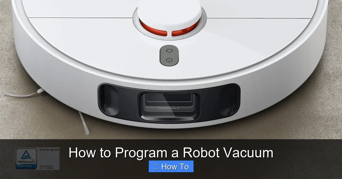 How to Program a Robot Vacuum