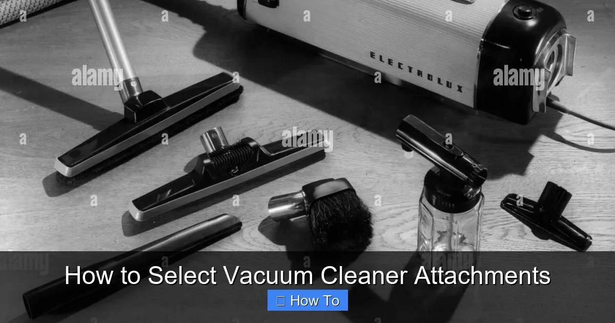 How to Select Vacuum Cleaner Attachments