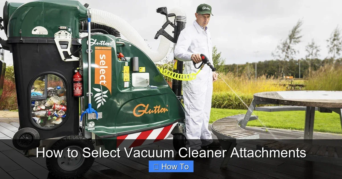 How to Select Vacuum Cleaner Attachments