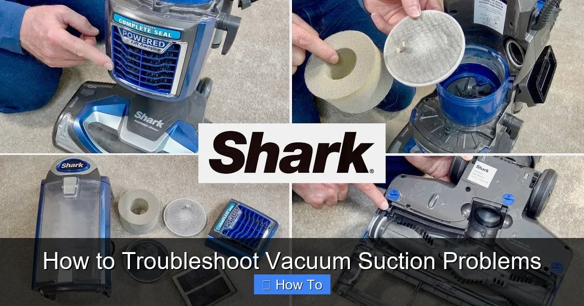 How to Troubleshoot Vacuum Suction Problems