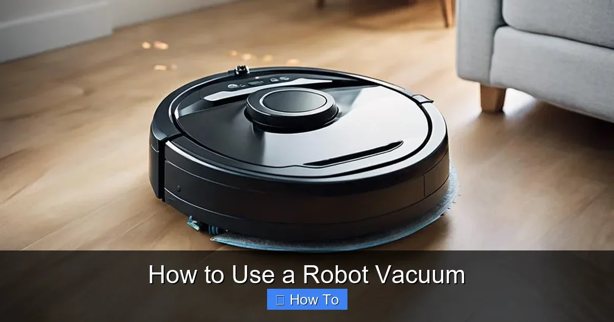 How to Use a Robot Vacuum