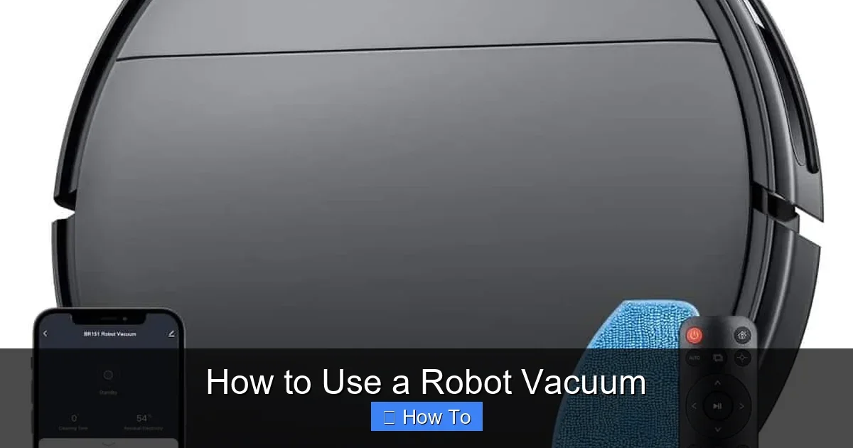 How to Use a Robot Vacuum