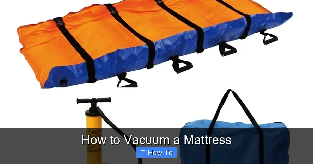 How to Vacuum a Mattress