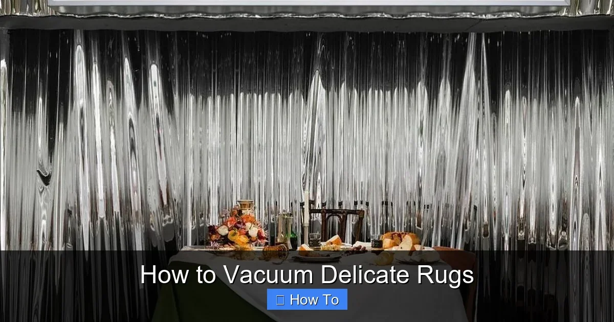 How to Vacuum Delicate Rugs