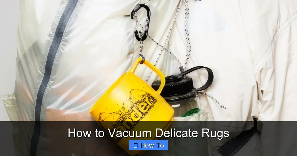 How to Vacuum Delicate Rugs