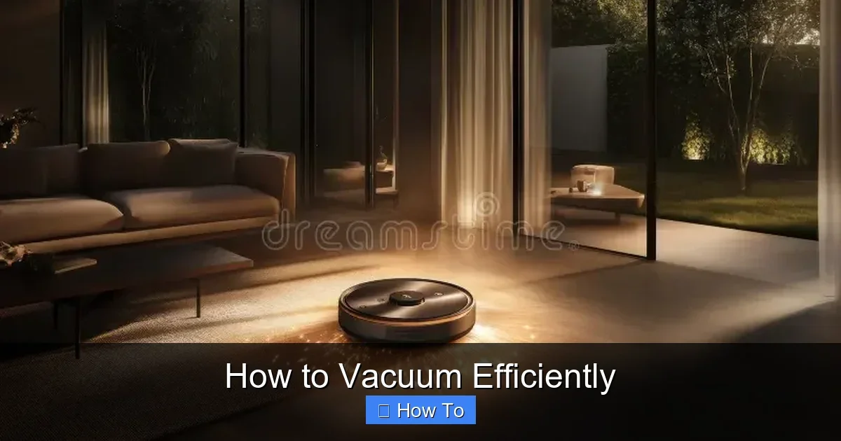 How to Vacuum Efficiently