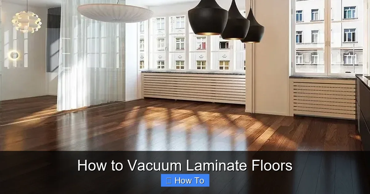 How to Vacuum Laminate Floors