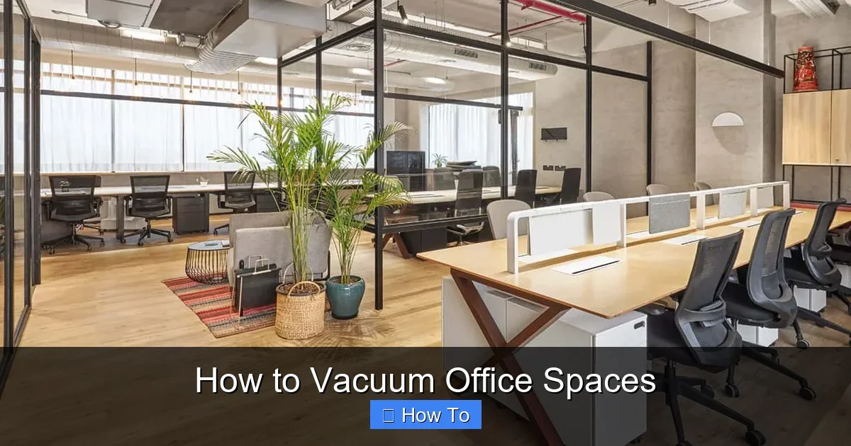 How to Vacuum Office Spaces