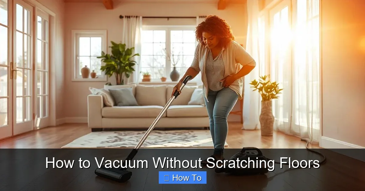 How to Vacuum Without Scratching Floors
