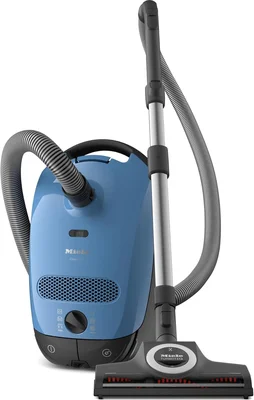 Miele Classic C1 Turbo Team Bagged Canister Vacuum Tech Blue Portable 
