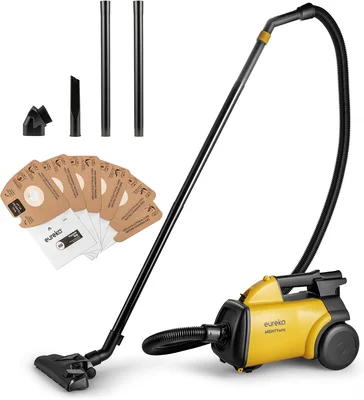 Eureka 3670M Canister Cleaner Lightweight Powerful Vacuum Carpets Hard